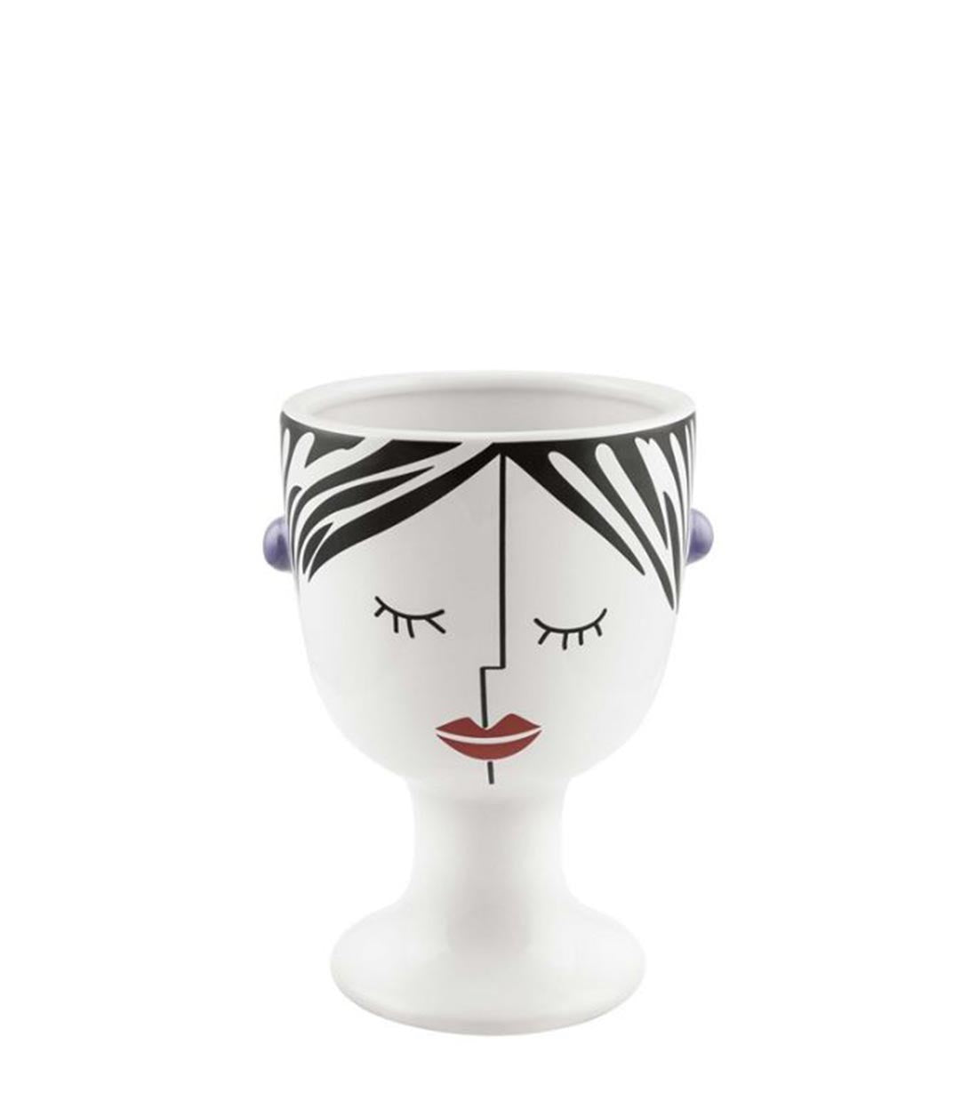 Graziosa | Vaso per piante con viso stilizzato