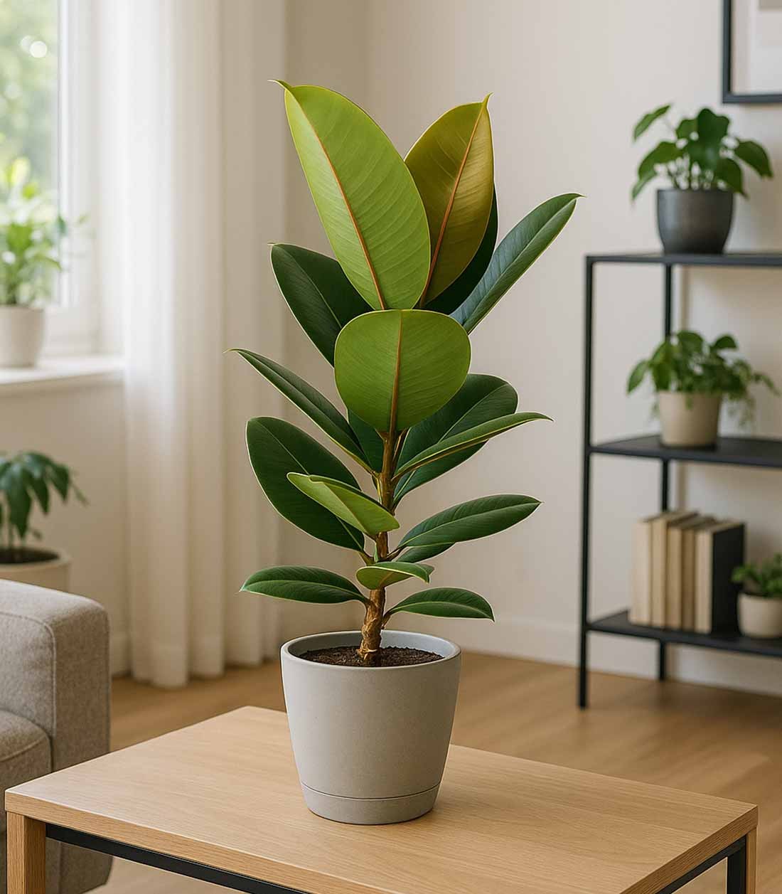 Ficus Elastica Robusta - H70 cm in Vaso Ø20