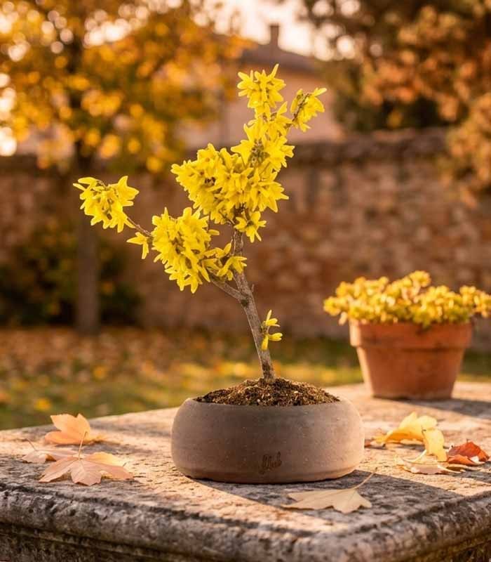 Bonsai di Forsizia Intermedia H45 cm