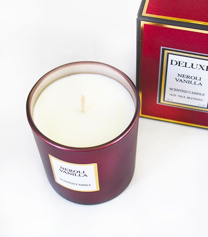 Candela profumata neroli e vaniglia