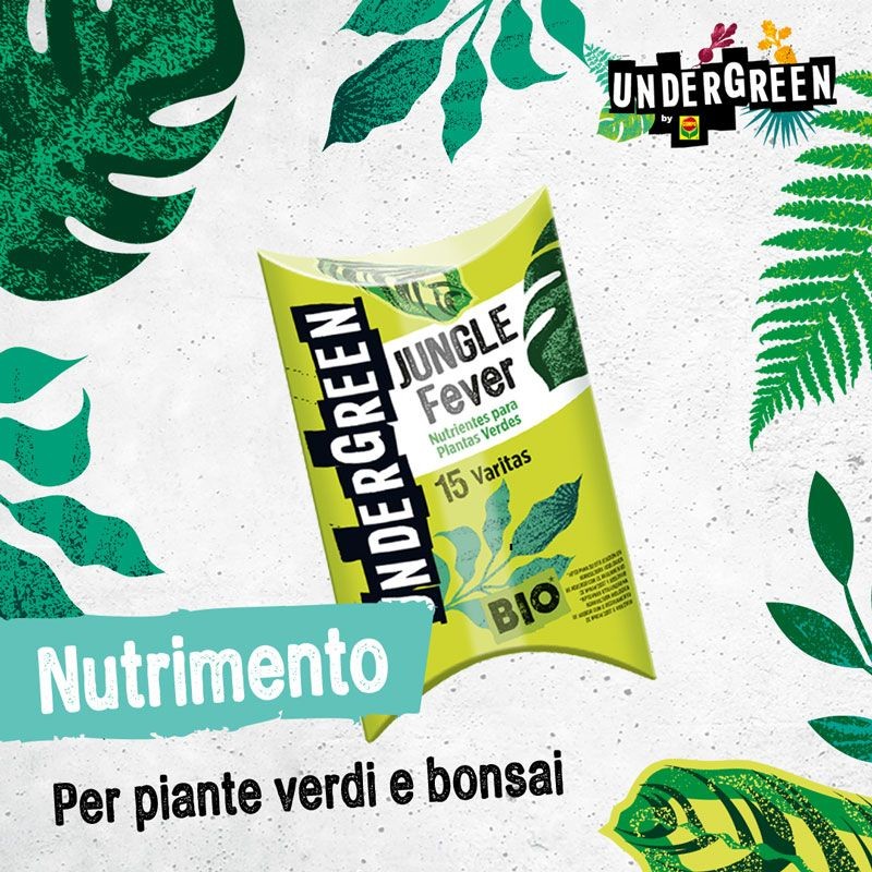 Jungle Fever - Nutrimento in bastoncini per piante verdi e Bonsai