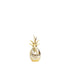 Statuetta Ananas small color oro