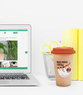 Tazza ufficio color cappuccino