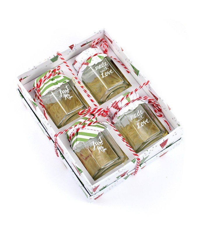 Vasi natalizi in scatola regalo