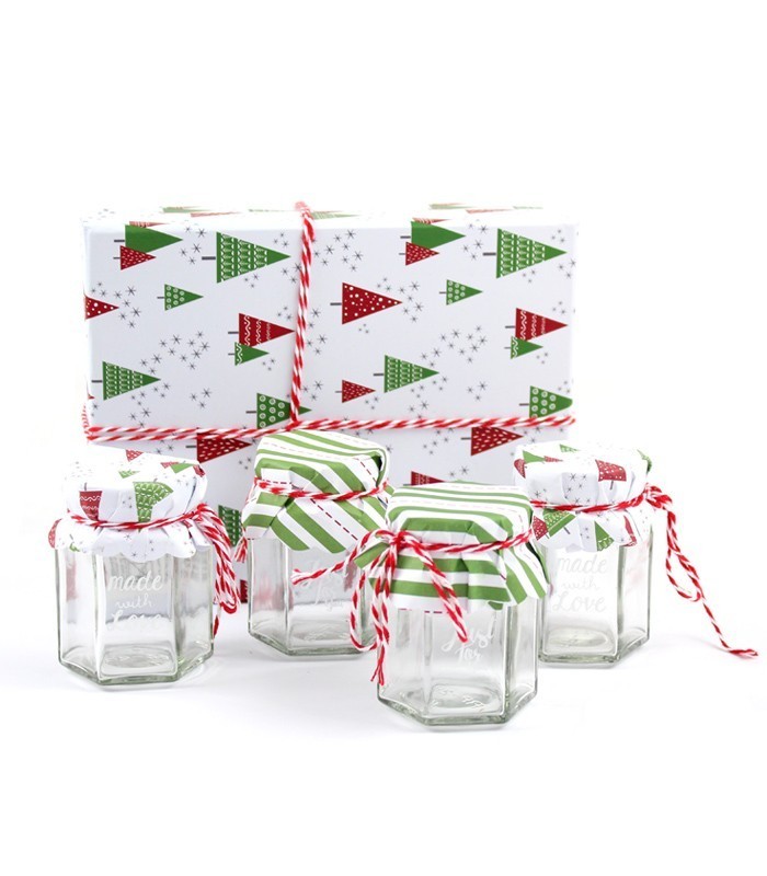 Vasi natalizi in scatola regalo