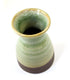 Vaso in ceramica bicolor marrone e verde