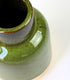 Vaso in ceramica M bicolor verde e oro