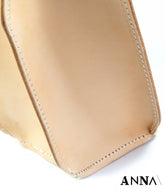 ANNA vaso in pelle cognac