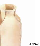ANNA vaso in pelle cognac