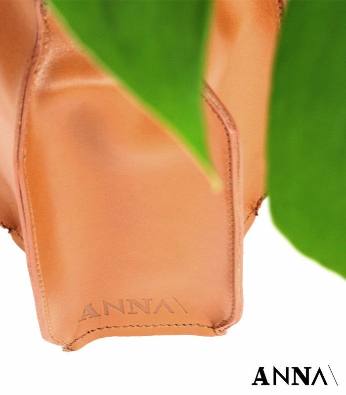 ANNA vaso in pelle naturale