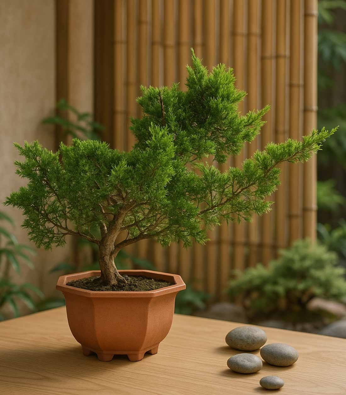 Ginepro Chinensis Bonsai giapponese | H 45 cm 