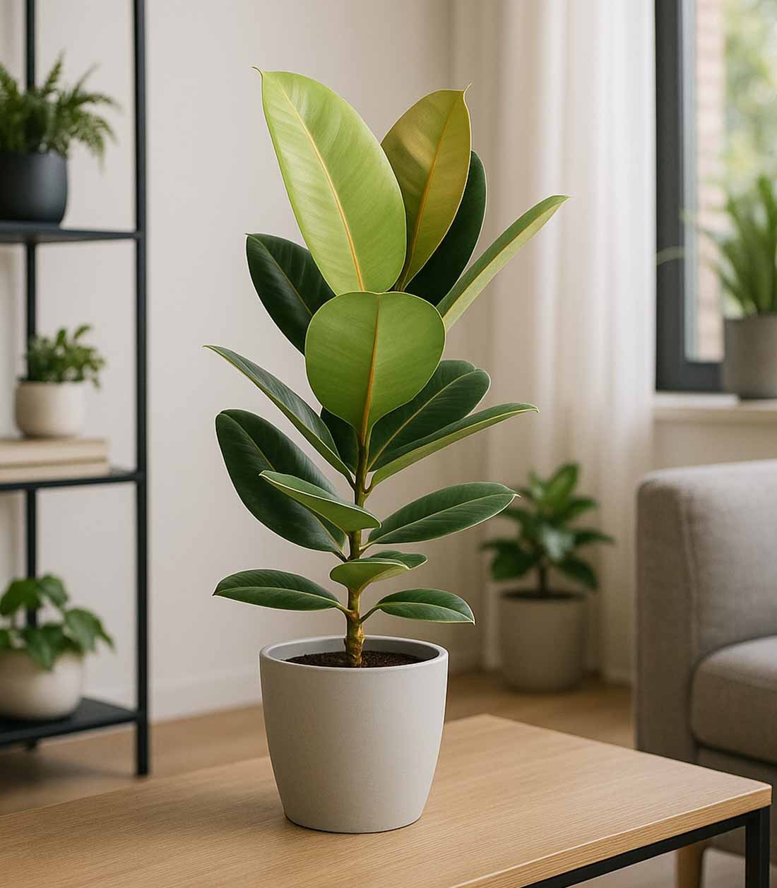 Ficus Elastica Robusta - H70 cm in Vaso Ø20