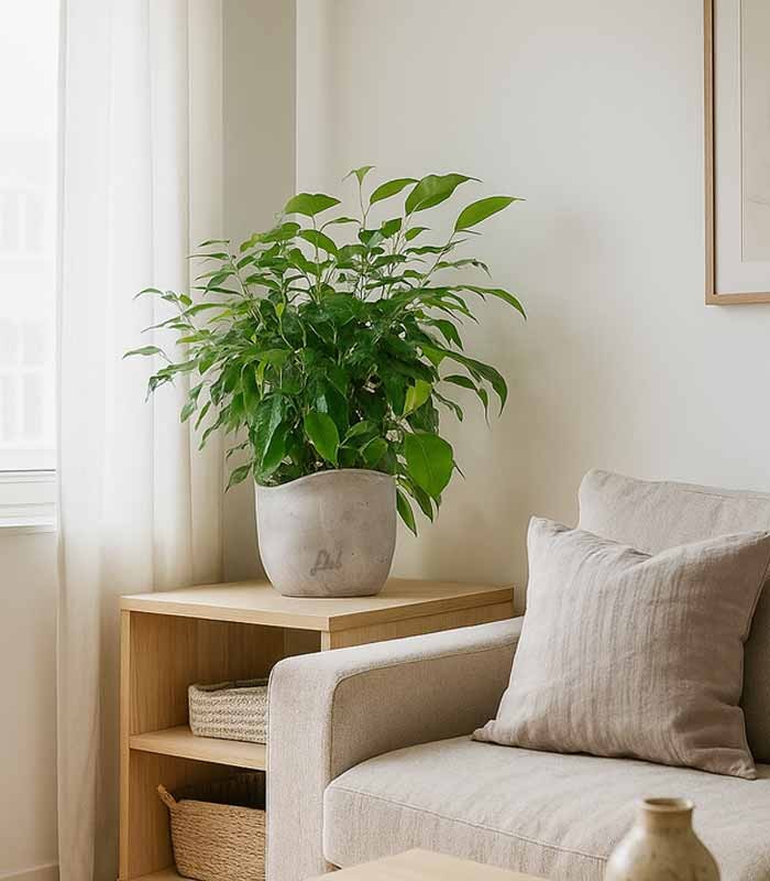 Ficus beniamino "Green Kinky"