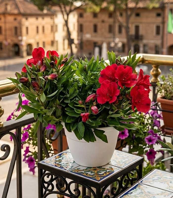 Pianta di Alstroemeria - Giglio del Perù