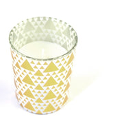 Candela profumata Fresh Cotton vetro bianco