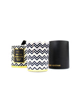 Candela profumata Fresh Cotton vetro nero