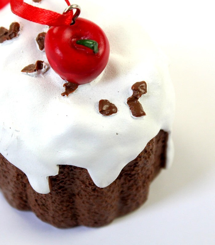 Cupcake appendere con ciliegia