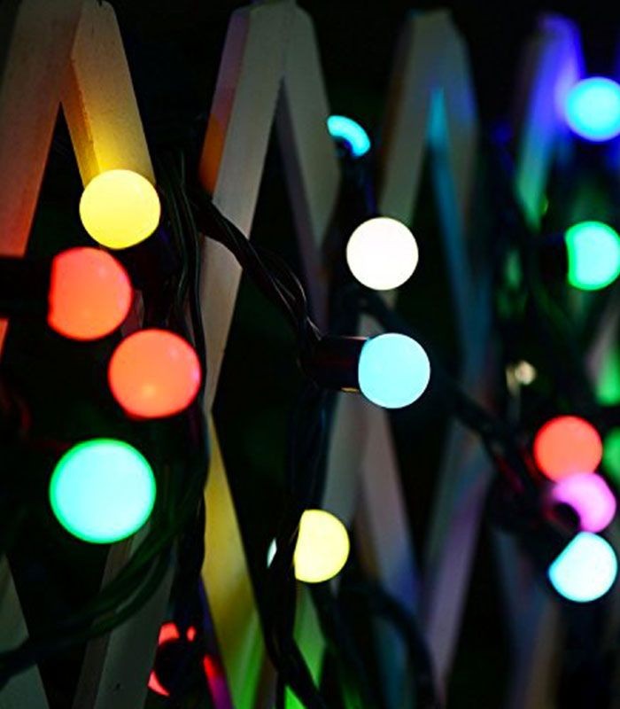 Filo di luci colorate