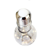 Lampadina in vetro grigio con led