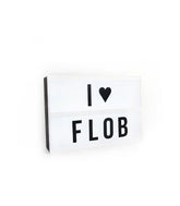 Lightbox con lettere