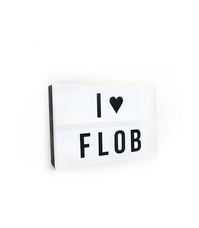 Lightbox con lettere